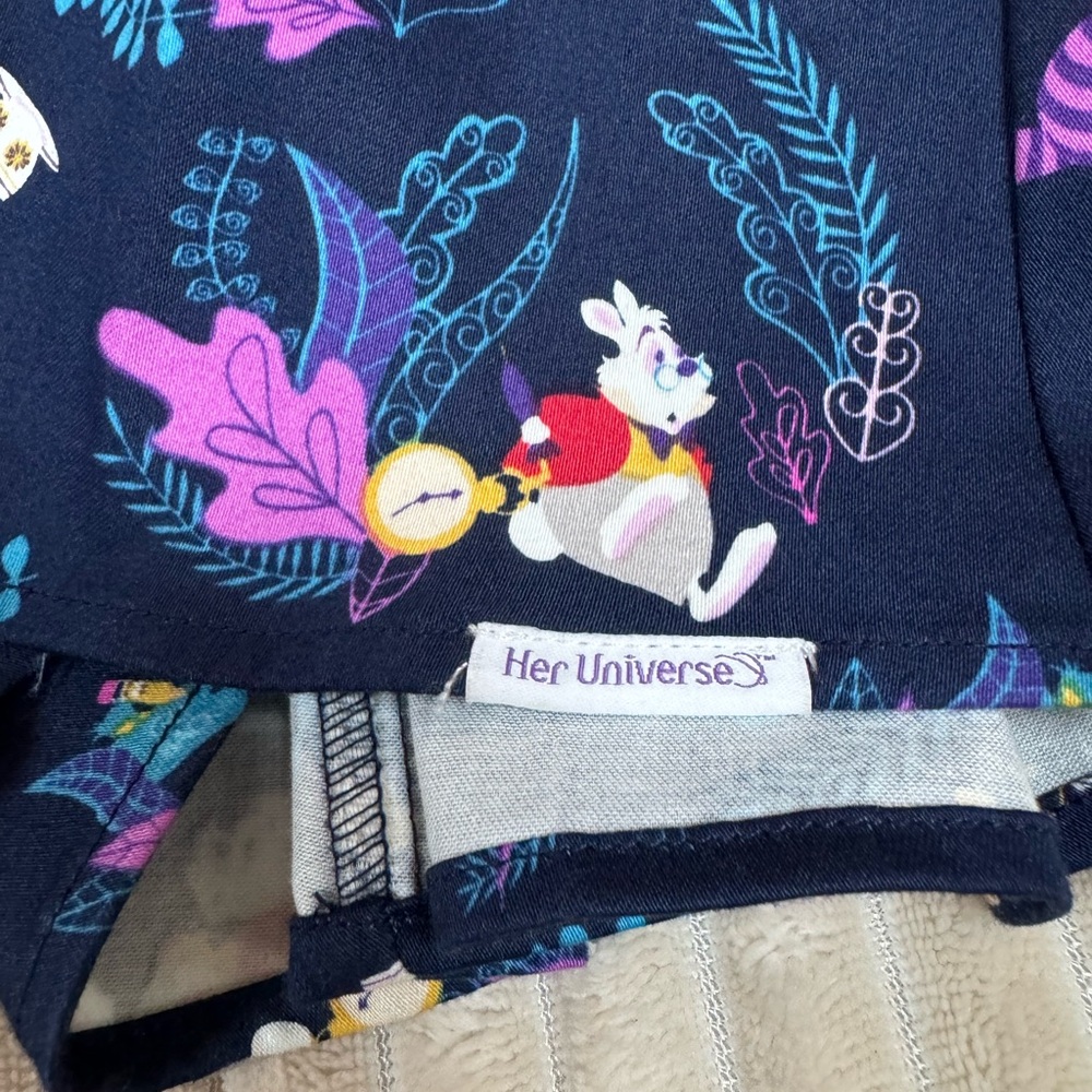 Purple and Blue Floral Dress - Picture 11 of 15